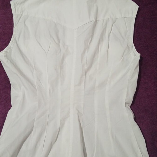 Replay women's shirt cotton like new, white, size S