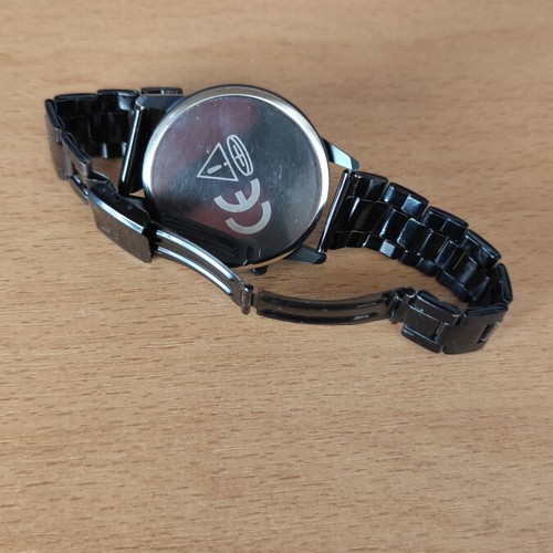 Geneva watch black metal unisex like new
