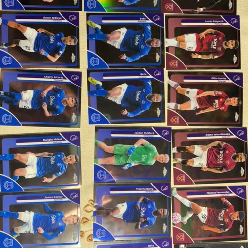 Chrome Topps and Panini Prizm Premier League Collection new, Everton and West Ham