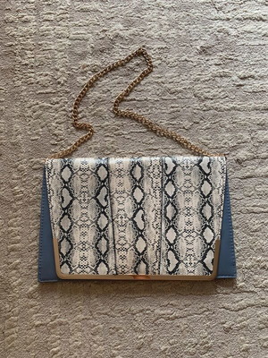Modern shoulder bag new, turquoise