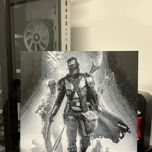 Mandalorian decorative item new, PLA material