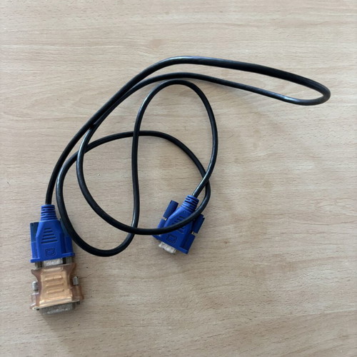 VGA cable and adapter used for computer to monitor connection