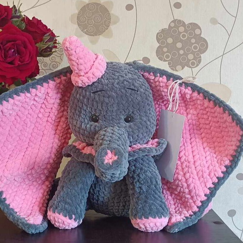 Dumbo Elephant Handmade Soft Plush Toy New