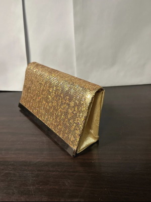 Gold envelope bag new