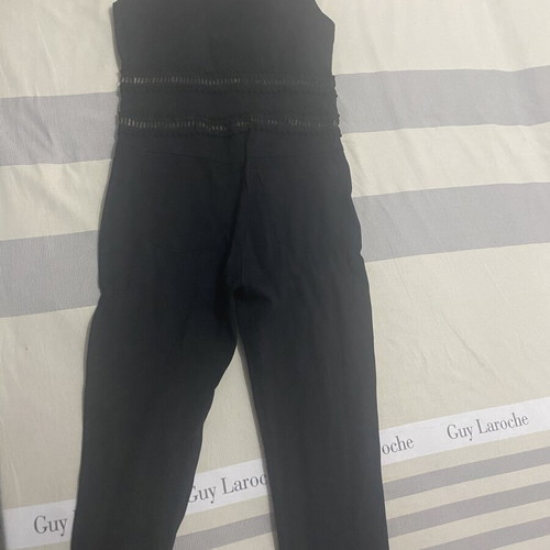 Tassos Mitropoulos Black One-Piece Jumpsuit like new, size small