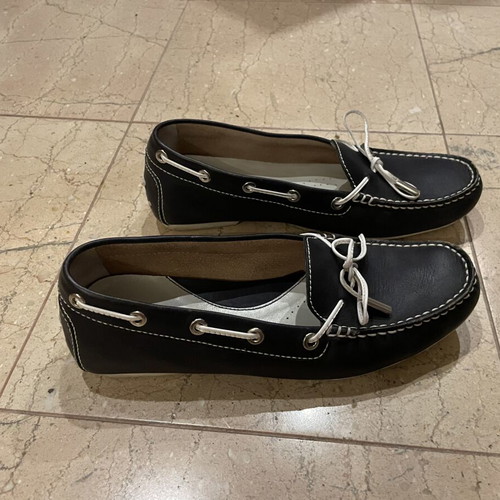 Stonefly leather nautical shoes like new, blue, size 38