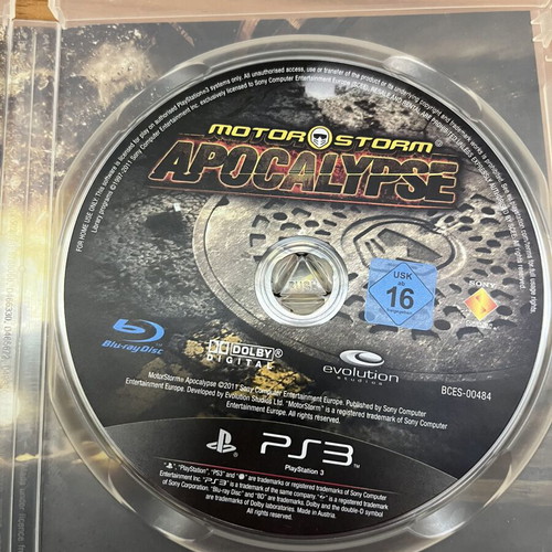 Motorstorm Apocalypse PS3 game used