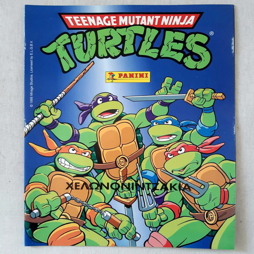 Teenage Mutant Ninja Turtles Panini 1995 Sticker Album new
