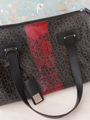 Calvin Klein handbag used black 32×18×9 cm