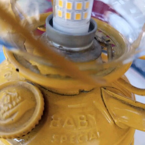 Vintage German Lamp used with EU plug and cable