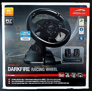 Darkfire racing wheel -  Τιμονιέρα και πετάλια για pc/ps2/ps3 steering wheel