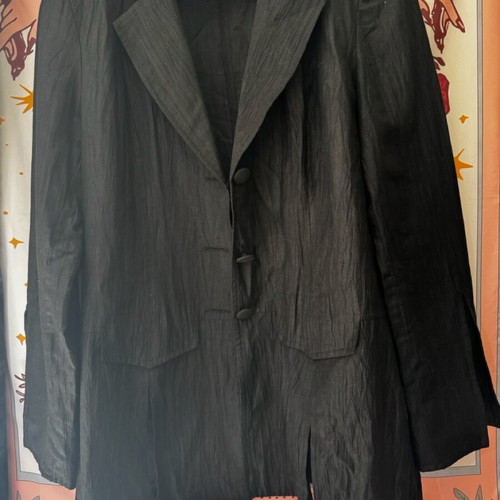 Set of two linen jackets black and white like new