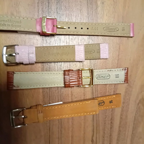 Watch straps new, set of 4 pieces