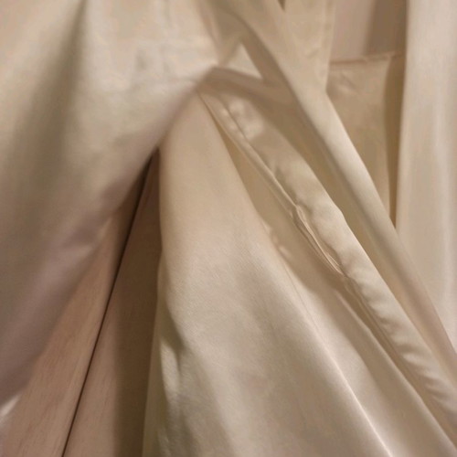Bridal set satin nightgown and robe like new, XS, white