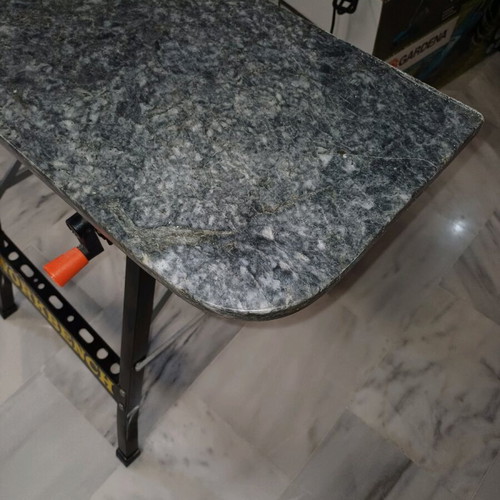 Semi-circular marble piece used, granite 88x29 for wall installation