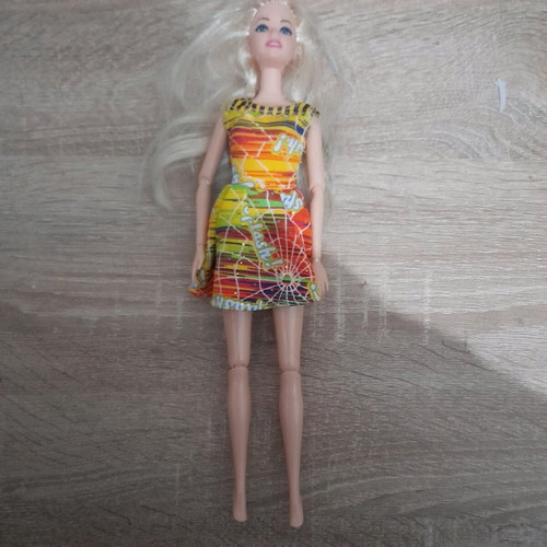 Barbie doll used