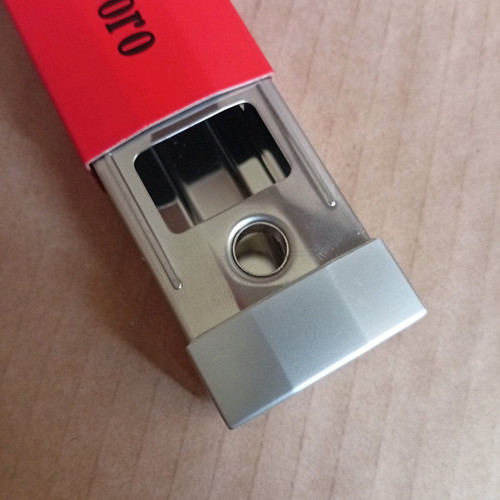 Marlboro pocket ashtray like new, metal red and silver