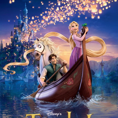 Tangled Disney poster like new