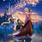 Tangled Disney poster like new