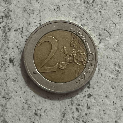 Commemorative Greece 2013 euro coin used, 100 years Union of Crete