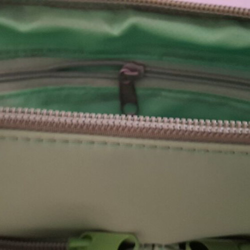 Hunter crossbody bag, green, waterproof, 23x13 cm