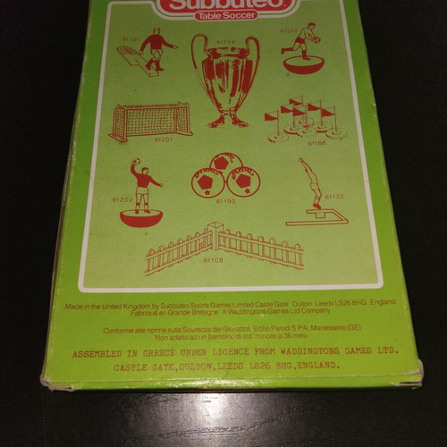 Subbuteo Panionios Cagliari Genoa used