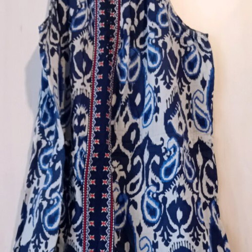 Ethnic boho dress Mango size M like new with embroidery multicolor