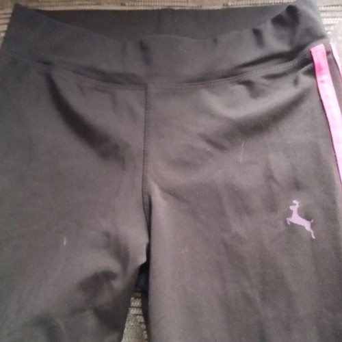 Women's leggings like new, size S/M, black multicolor