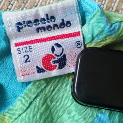 Piccolo Mondo dress for 2-year-old girl like new, made in Greece