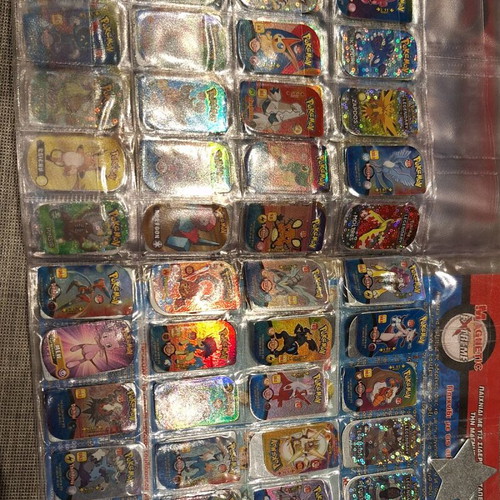 Pokémon metal tags used, collection