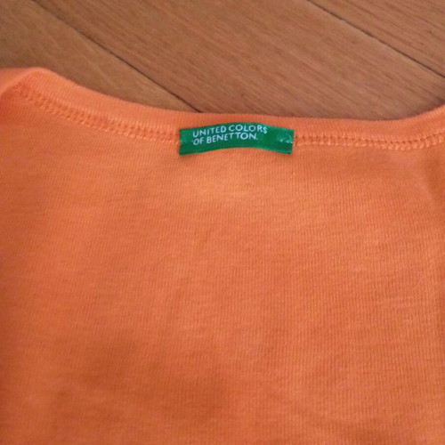 Benetton orange Y2K summer dress like new