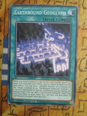 Earthbound Geoglyph Field Spell αυθεντική κάρτα Yu-Gi-Oh!