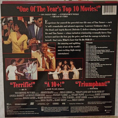 What's Love Got to Do with It LaserDisc like new, drama