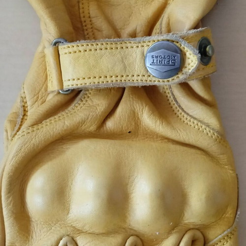Spirit Motors Leather Motorcycle Gloves No 9 L used
