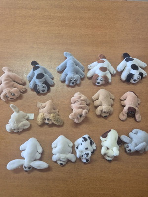 Pound Puppies used, pack of 15 small and large dogs
