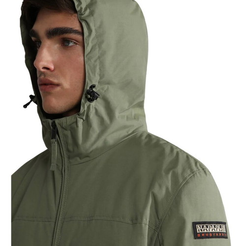 Napapijri Shetler jacket khaki like new with fleece lining