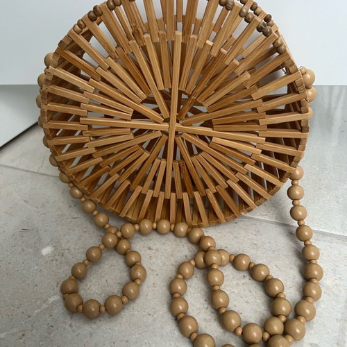Wooden handbag new handmade