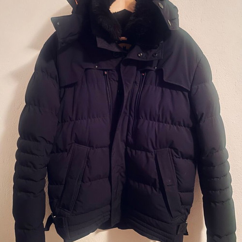 Wellensteyn men's jacket XL like new, dark blue, detachable hood