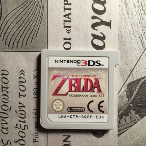 Zelda Ocarina of Time cartridge for Nintendo 3DS & 2DS like new