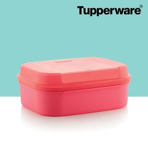 Tupperware Mikró Delís 1.4L Sweet Box new, coral color