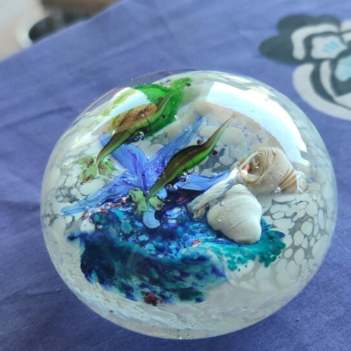 Crystal Ball with Sea Theme new