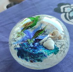 Crystal Ball with Sea Theme new