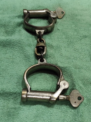 19th Century Handcuffs like new