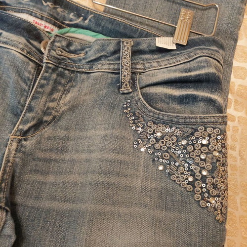 Women's denim jeans like new, size XL