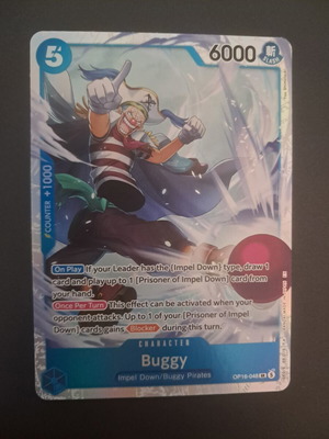 One Piece Buggy card new
