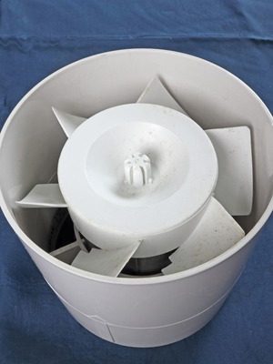 Bathroom wall fan 100mm white new
