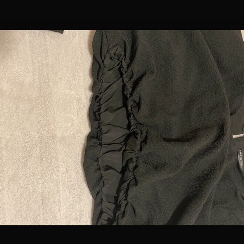 Top and wide-leg pants set black like new