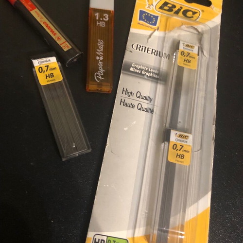 Mechanical pencil leads new BIC, Swano, Paper Mate