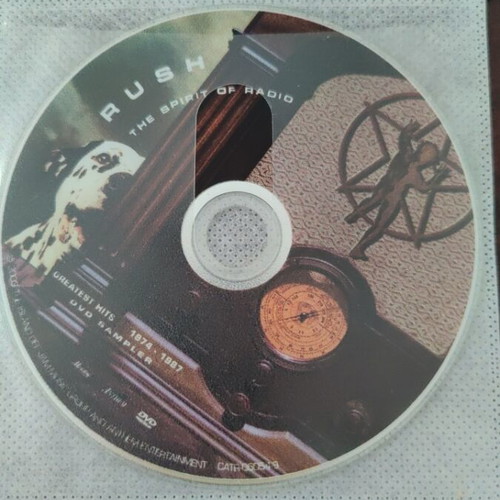 Rush The Spirit of Radio DVD sampler, rock