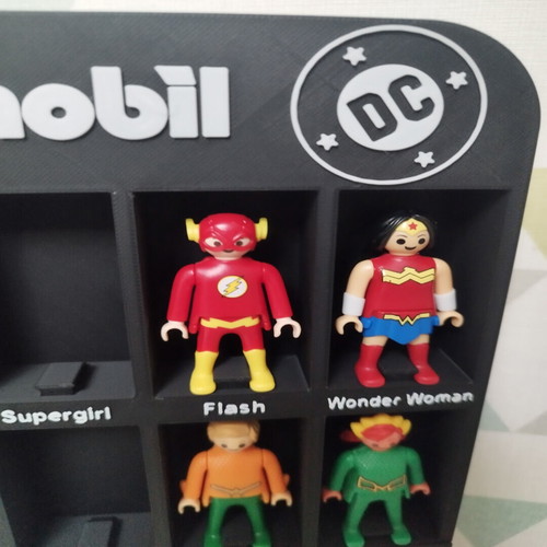 Display case Playmobil DC and Kinder Joy 16 slots like new